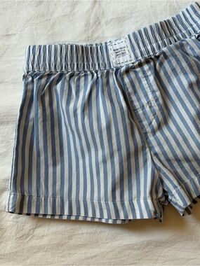 Grayson Mini Kids Blue White Striped Pull-On Shorts Size 4T